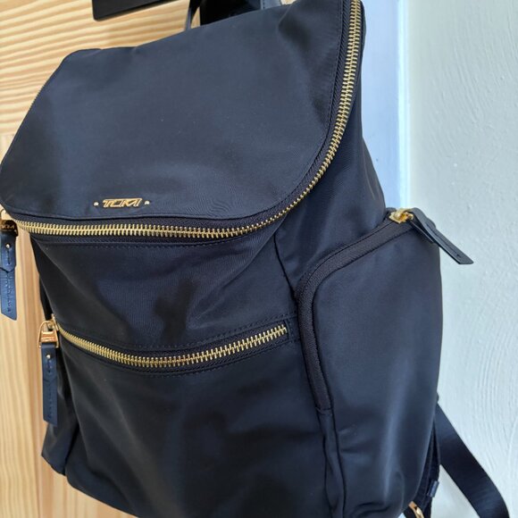 TUMI VOYAGEUR Bethauy Backpack Ladies Business Travel Black Outlet - Picture 3 of 5